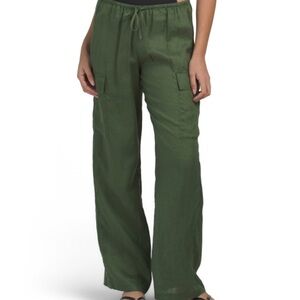 L SPACE Linen Sundown Cargo Cover-up Pants
